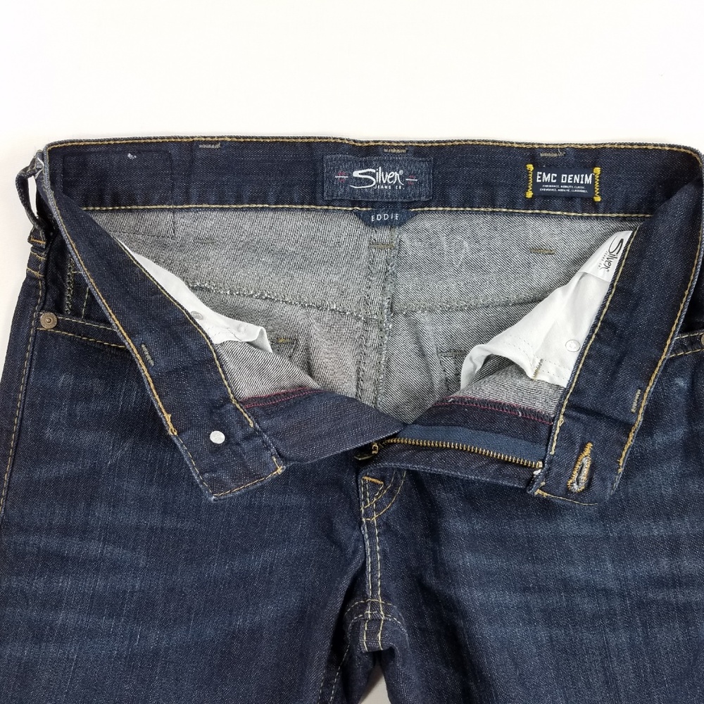 Silver Jeans Eddie EMC Denim Relax Straight Pants - Picture 4 of 8